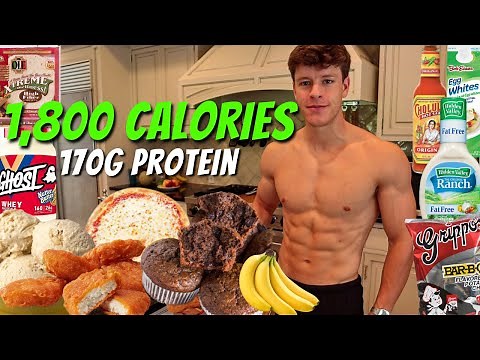 Full Day of Eating 1,800 Calories | TASTY High Protein and Low Calorie Meals for Fat Loss