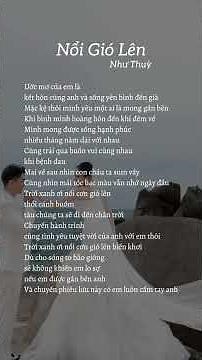 Nổi Gió Lên | Như Thuỳ