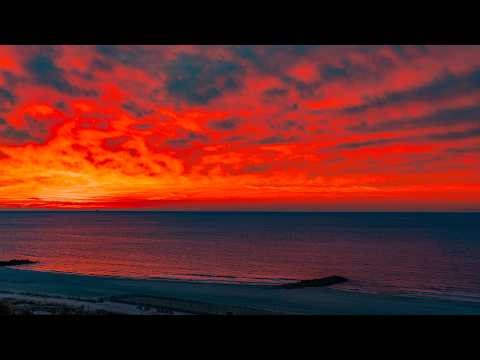 8K New York Sunsets & Sunrises - Part 3 | 5 Hours of Ocean Waves & Stunning Sky Colors