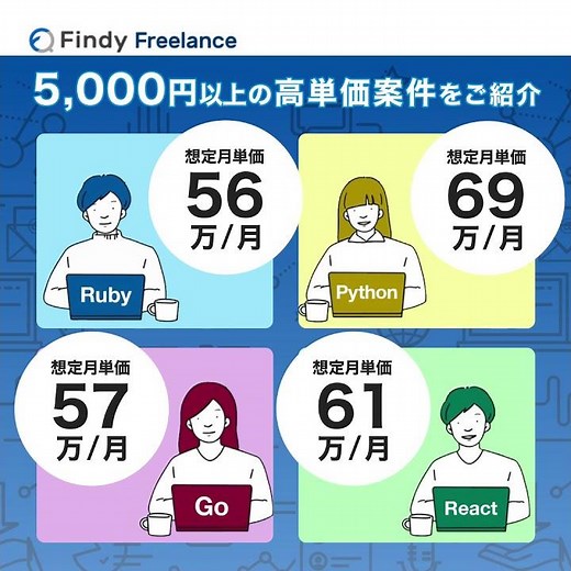 【Findy Freelance】時間単価アップ編