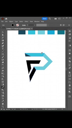 7.2K views · 93 reactions | P & F Letter logo design tricks and tips in Adobe illustrator tutorial! Modern logo design idea. #videoviralシ #viralreels #facebookpost #logo #logodesign #graphicdesign #adobeillustrator #illustrator #modernlogodesign #tutorial | Rishi | Facebook