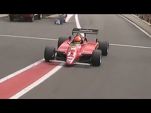 historic Ferrari Formula 1 V6 turbo sound!!!