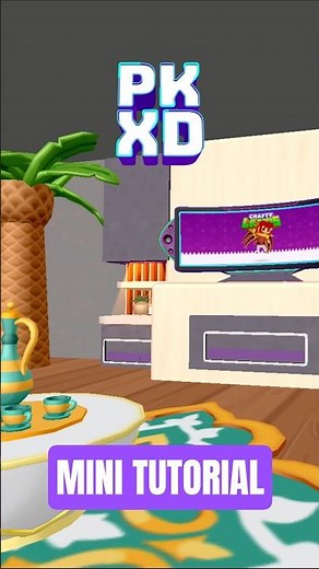 Mini tutorial PK XD 🏡✨ Step-by-step decorating idea New Oasis furniture #pkxd #pkxduniverse