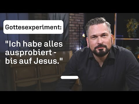 ERF Mensch Gott-Moderator Marcus Walter stellt Gott auf die Probe