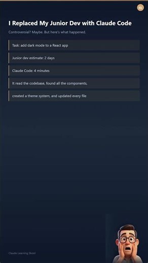 I Replaced My Junior Dev with Claude Code #shorts