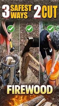 Best ways to Cut & Split Firewood Safely