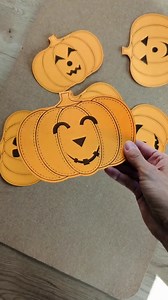 Halloween Pumpkin Cutouts: Easy Kids Craft, Printable Garland (PDF Download) - Etsy Canada