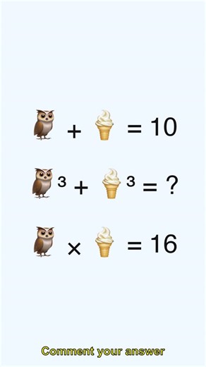Math Lab | Everyday Math Problems on Instagram: "Maths problems : Cube Formula Challenge level : Hard Comment your answer below. Do not forget to Like 👍, Share and Subscribe. Visit my website : https://bluelabs.in/ Youtube Channel : https://www.youtube.com/@MathLabLearning Instagram : https://www.instagram.com/mathlab_learning/ Music: Call me crazy by Patrick Patrikios Follow on : https://www.youtube.com/channel/UCTPI2hZYxoHtdGEpdFoaU5A #maths #school #mentalmath #upsc #cat #ssc #matholympiad #