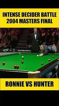 Legendary Decider Battle | Ronnie O'Sullivan vs Paul Hunter | 2004 Masters Final