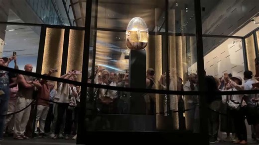 Crowds marvel at King Tutankhamun’s treasures in Egypt’s Grand Museum