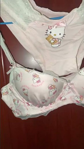 Aesthetic Hello Kitty Bra & Panties Set ✨💖