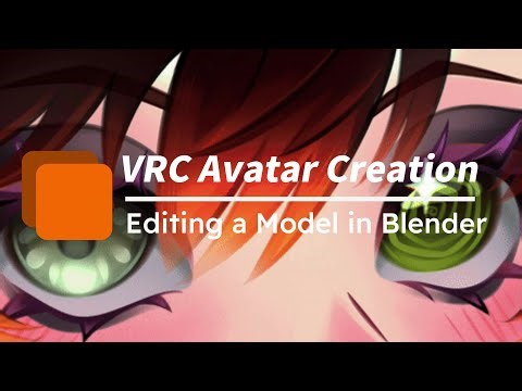 VRChat Avatar Creation: Editing a Model in Blender