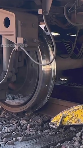 Cómo se encarrilan los vagones de tren de forma asombrosa