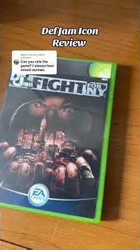 Def Jam Icon Review #gaming #retrogamer #retrogaming #xbox #ps2