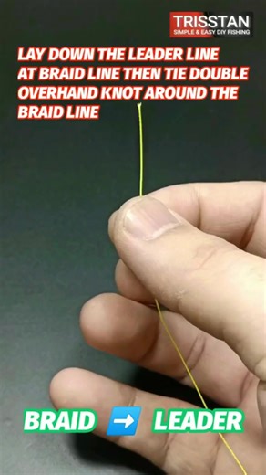 10K views · 228 reactions | Easy braid to mono knot #fishing #mancing #pancing #howto | Trisstan Simple & DIY Fishing | Facebook