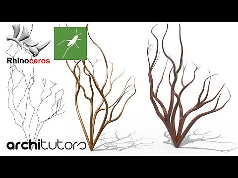 grasshopper tutorial | making trees | rhino | architutors