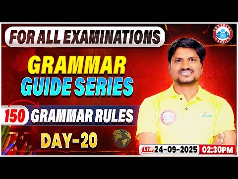 English Grammar for All Banking Exam | English Grammar Rules | English Grammar Guide Series Day 20