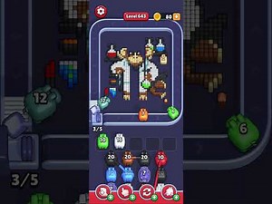 Pixel Flow lvl 643 “Scientist monkey lab”