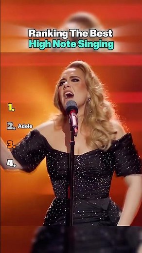 Ranking The Best High Note Singing (so perfect)