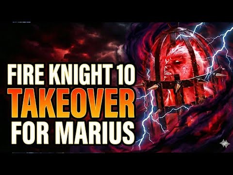 Weird Team for Fire Knight 10 Hard Takeover, Marius Mission! Raid: Shadow Legends