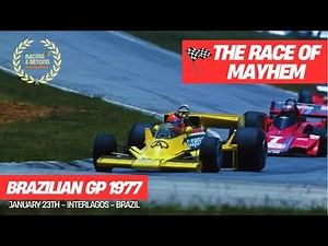 Formula 1 1977 Interlagos GP - Reutemann Survives the Chaos - F1 Highlights