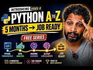 Python A to Z Course Introduction | Zero to Data Scientist #0 #Python
