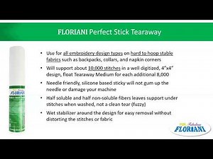 Floriani Perfect Stick Tearaway