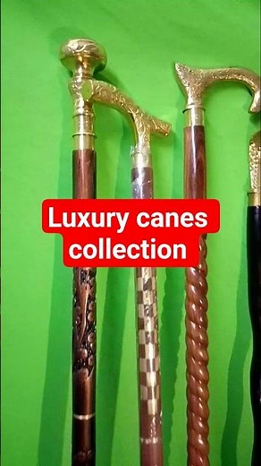 😵 luxury cane collection | handmade and brass handle wooden walking sticks