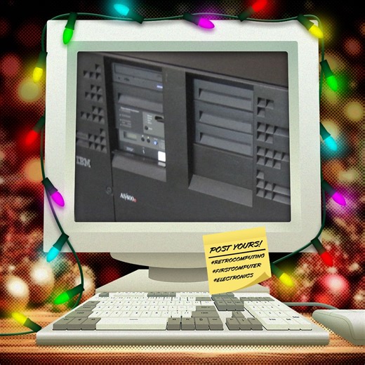 Day 19: Retrocomputing Advent Calendar – IBM AS/400 #retrocomputing #firstcomputer #electronics
