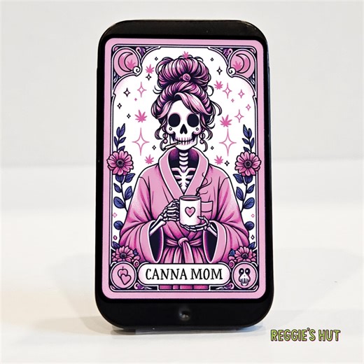 Canna Mom Pill Box: Mini Case for Pills, Pouches, Mints, Gum - Etsy