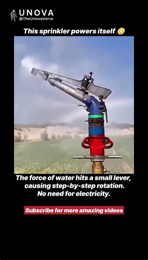 This Sprinkler Runs Without Electricity 😳💧