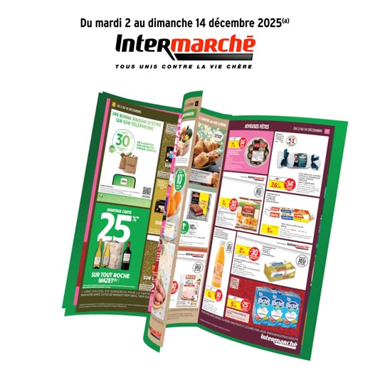 Toutes les promotions de la semaine 😊 A retrouver sur l'application INTERMARCHE ou en cliquant sur le lien ci dessous 👇 https://www.intermarche.com/catalogues?pdvref=05304&utm_source=facebook&utm_medium=social_post_orga&utm_campaign=_mkt_os | INTERMARCHE BRICQUEBEC