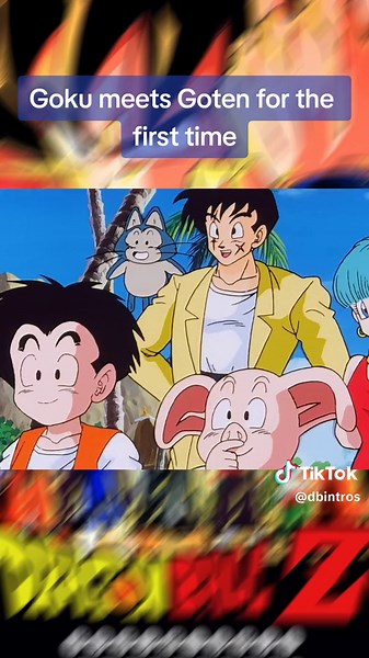 Goku Meets Goten: First Time Encounter