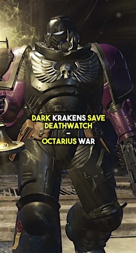 The DARK KRAKENS: Space Marines Who Protected Alien Beasts From the TYRANIDS 🐙🐺 During the war for OCTARIUS, the sons of Vulkan fought to keep the Hive Mind from stealing the strength of the ursun-wolves 🐺 Then they walked across the bottom of a frozen sea to save a Deathwatch Kill Team, while their Librarian turned back a sea monster with his mind 🐙 Would you have spared the beast? 🩸 #darkkrakens #spacemarines #tyranids #octarius #salamanders
