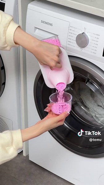 Skip the spills—this dispenser makes doing laundry easier, cleaner, and way more satisfying. 🧺✨ #Temu #TemuFinds #LaundryHack