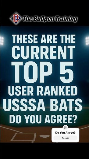 Top 5 2025 USSSA baseball Bats for Youth Baseball! Agree?