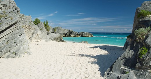 Sending out a virtual dose of sunshine and sea water to brighten your day. 📍: Chaplin Bay | Bermuda Tourism