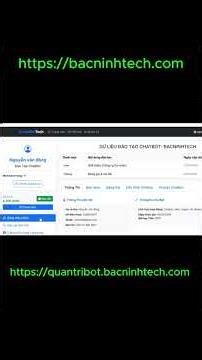 Bài 6 Hướng Dẫn Tạo Chatbot OA Zalo Tại Bacninhtech #chatbot, #botoazalo