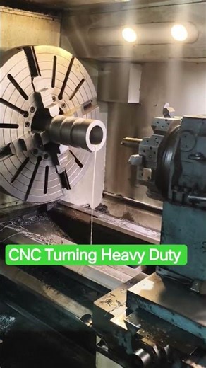 CNC Turning Heavy Duty Machine Demo | High Power Metal Cutting|
