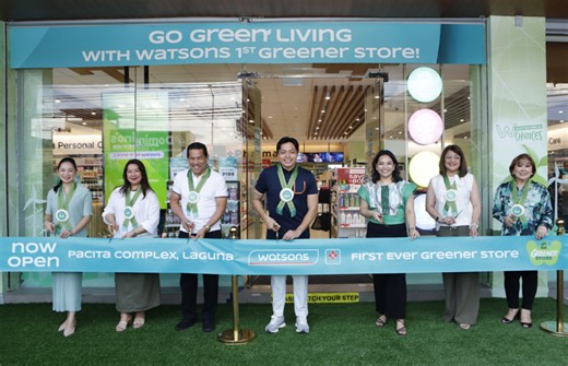 Watsons continues to champion sustainable retailing in the Philippines with the opening of 1st Greener Store in San Pedro, Laguna