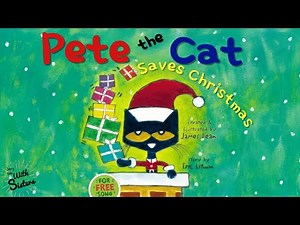 💛🐈Pete the Cat Saves Christmas 🌈Read Aloud Book for Kids📽️Animation Book