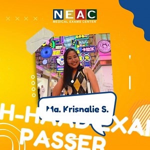 Warmest congratulations to our new DOH-HAAD Exam passer, Ma'am Krisnalie. Passing your exam means that there was never a doubt that you guys were destined to be successful. We greatly value the trust and confidence you've given to us as we assist your Middle East exam application. We are honored to be part of your journey! --- Others, be one step closer towards living your dream career! Inquire now and get a FREE exam pre-qualification assessment by clicking this link: https://medexamcenter.com/