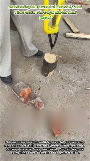 Reviewing A Powerful Manual Tool That Cuts Through Metal And Wood