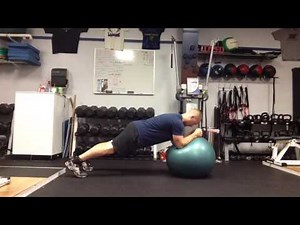 The Swiss Ball Rollout from Plank