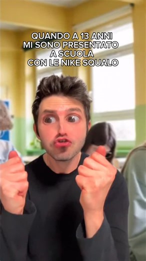 Steve Mozz (Stefano Mozzicato) on Instagram: "✨Il vento sta cambiando ✨ #nikesqualo #scuola #ricordi #videocomico #stevemozz"