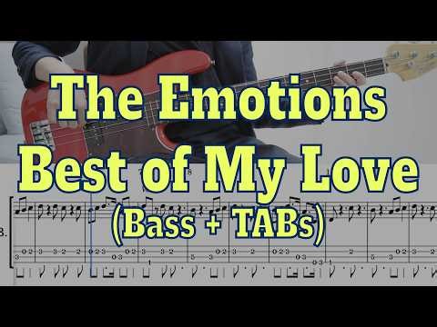 The Emotions - Best of My Love | Bass cover + TAB