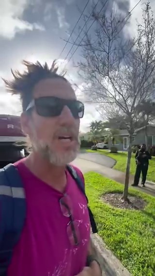 🔥🚨DEVELOPING: This liberal florida Doctor sporting a man bun uploaded this footage snapping on Fort Lauderdale police after they told him not to get hit by a car after he got his vehicle towed for allegedly not having a tag. Doctor: “We out here trying to fight ICE and here go this Hispanic douc*e bag treats me like a Gringo.”
