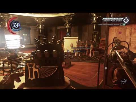 Using the Electroshock Machine on Jindosh (Clockwork Mansion) Dishonored 2