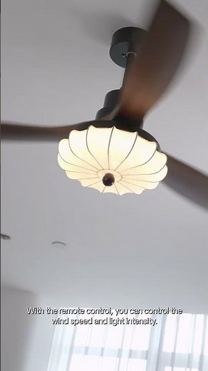 Lotus Blooming Ceiling Fan Light – Quiet and elegant, natural and modern