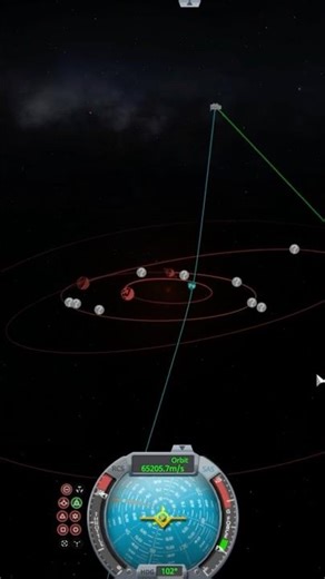 Interstellar Capture at Kormin system KSP KSS2 #shorts #ksplovers